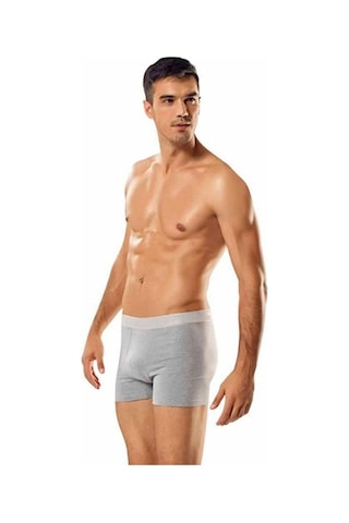 Tutku Erkek Pamuklu Likralı Boxer Boxer 10'Lu Paket