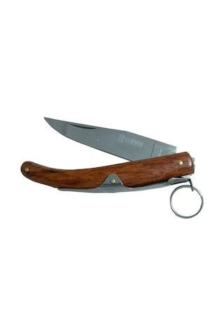 Okapi Gc2079a Kahverengi Cep Çakısı 20cm - Manuel, Ahşap Sap