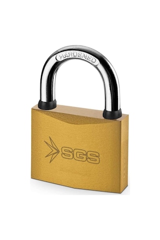 Sgs Asma Kilit Sarı Boyalı 38mm Sgs1343