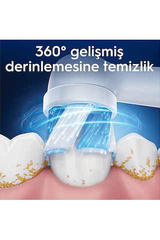 Oral B Io Clean 2'li Diş Fırçası Yedek Başlık Beyaz