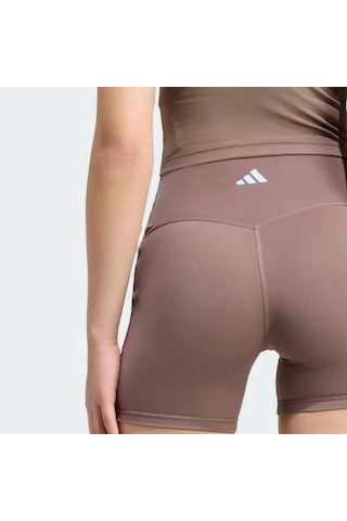 Adidas Studio All Me Kadın Kahverengi Tayt Ky1911