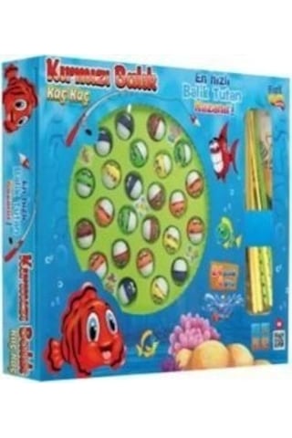Pilli Müzikli Balık Yakalama Oyunu 24 Balık 4 Oltalı 0245