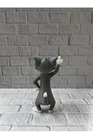 Tom Kedi Biblo 22 Cm Hediyelik Dekoratif Ev Ofis Aksesuarı