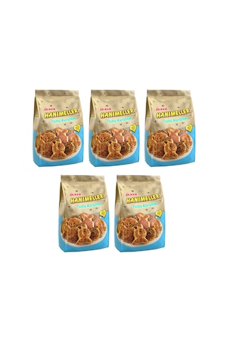 Ülker Hanımeller Karışık Tuzlu Kurabiye 5 x 150 G