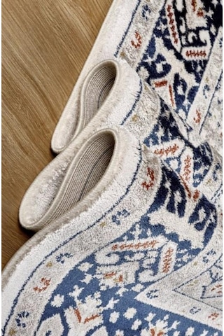 Gümüşsuyu Zara 17434 Tozumaz Seccade 80x130 - Mavi