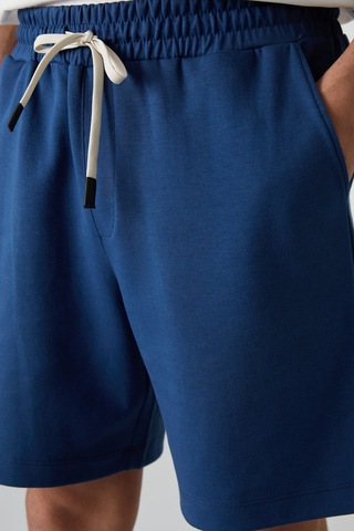 Air Jones Parlament Pamuklu Kalın Yumuşak Dokulu Comfort Fit Basic Erkek Şort - 81274 Mavi