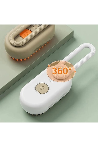 Polham Elektrikli Kedi Köpek İçin Buharlı Tarak Kahverengi