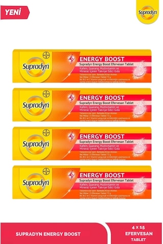 Supradyn Energy Boost 4 x 15 Efervesan Tablet
