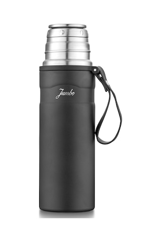 Jumbo Pollux Outdoor Termos 600 Ml Siyah