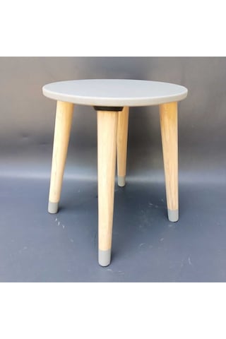 Na Neşeli Ahşap Ahşap Çocuk Taburesi. Çocuk Sandalyesi. Çalışma Masası .renkli Çocuk Odası Sehpa Çiçeklik Ev Dekoru Gri