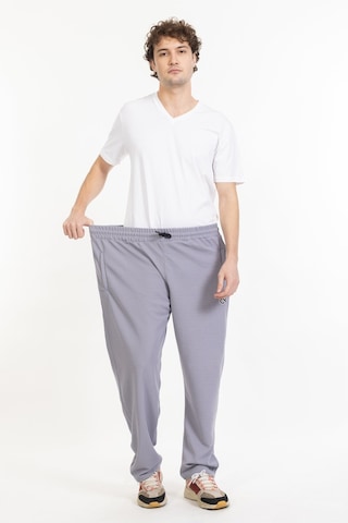 Büyük Beden Erkek Eşofman Altı Cepli Fermuarlı Blr-08- Gri