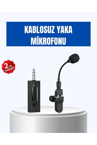 Bluetooth 5.2 Ve 2.4 Ghz Destekli Gürültü Önleyici Kablosuz Yaka Mikrofonu Type-c 3.5 Mm Jack 20 M Menzil 4 Saat Mh-hs9023-4368
