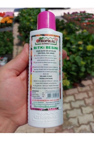TROPİKAL Çiçek Açan Süs Bitkileri İçin Bitki Besini – 225ml