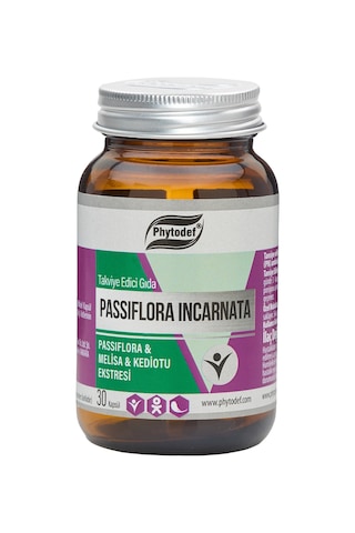 Phytodef Passiflora 30 Kapsül Phytodef Passiflora 30 Kapsül