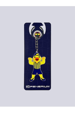 Yellow Maskot Metal Anahtarlık Çok Renkli