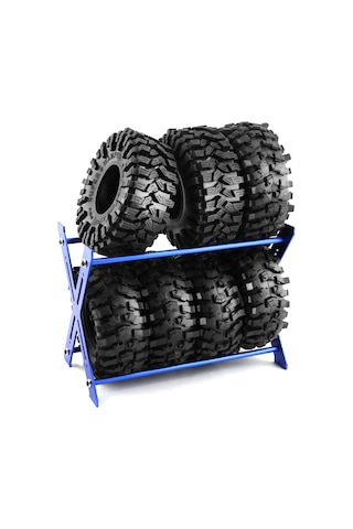 Reedark Dönebilir V8 Motor Tamir Standı - Mavi Çelik, 150x90x120mm