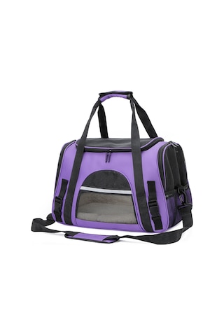 Samdoo Küçük Boy Gri Evcil Hayvan Taşıyıcı Çanta: Nefes Alıcı Köpek Kedi Seyahat Çantası, Araç Uyumlu, Askılı Ve Yumuşak Yastık İle