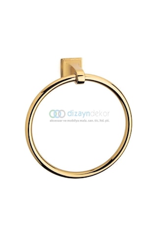 Line Yuvarlak Havluluk Gold Kaplama