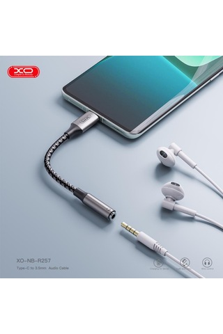 Type-c To 3.5mm Aux Jack Kulaklık Ve Ses Dönüştürücü Adaptör Kablo