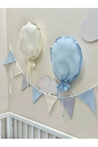 Mamibro Kumaş Bayraklı Işık Zinciri 399385779 Çok Renkli