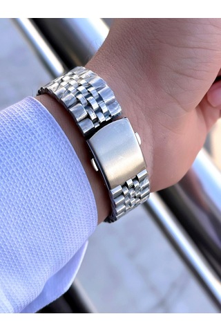 Coliseum Çelik Kordon Takvimli Kadran Kutulu Seri Erkek Kol Saati Ft.aas.ı005