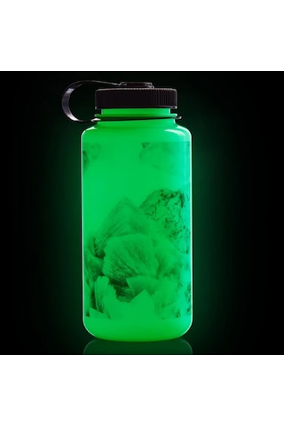 Nalgene Wide Mouth 32 Oz Suluk Matara 1 Litre Glowyld Kristal 682025-0034 Yeşil
