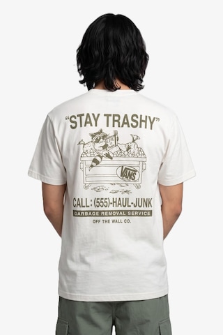 Vans Trashy Ss Tee Erkek Beyaz T-shirt - Vn000x1e