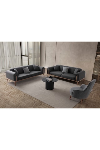 Riva 3+3+1+1  Koltuk Takımı Antrasit