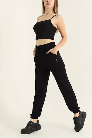 Modal Kumaş Kadın Cepli Jogger Paça Lastikli Eşofman Altı