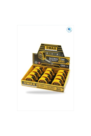 Çelik Şerit Metre 3 M 16 Mm Otomatik Kilitli Stoplu Hırdavat Ev T