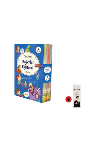 2. Sınıf Hikaye Kitabı Seti Yuva Yayınları Değerler Serisi + Kişiye Özel İsimli Harry Potter Kitap Ayracı
