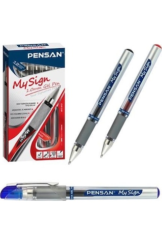 Pensan My Sign Jel Imza Kalemi 1.0 Mm 12 Li 1 Paket 12 Adet