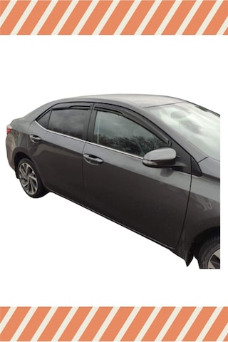 Toyota Corolla 2013-2018 Modellerine Özel 4'lü Mügen Tip Cam Rüzgarlığı