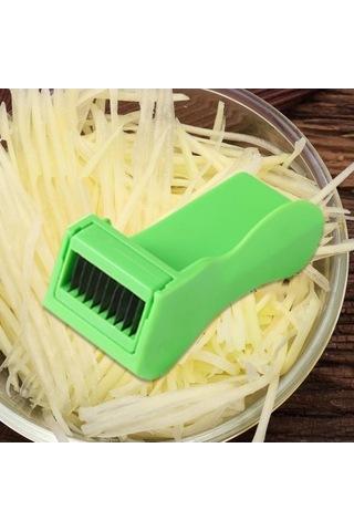 Fastbuy Süper Kolay Kullanım Suntek Fasulye Dilimleyici - Dayanıklı Abs Malzeme - Kırmızı Kırmızı