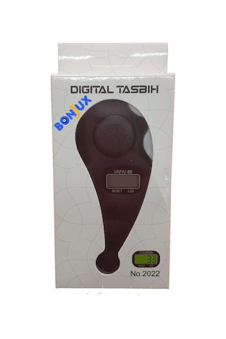 Bonjux Led Işıklı Zikirmatik & Dijital Tesbih Püsküllü Siyah