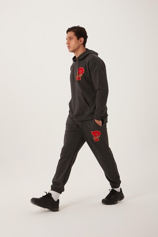 Polo State Erkek Jogger 3 İplik Eşofman Altı Antrasit