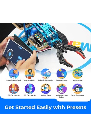 Makeblock Mbot Ultimate 10'u 1 Arada Programlanabilir Robot Kiti, Arduino & Raspberry Pi Uyumlu Akıllı Oyuncaklar