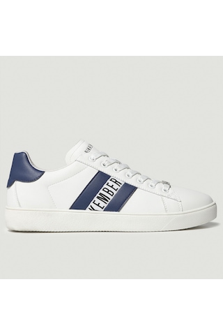 Bianco Sneaker Günlük Erkek 19134/cp C Bkku Bikkembergs 64039996 Scarpa Uomo Mıcrofıber Nero Bianco