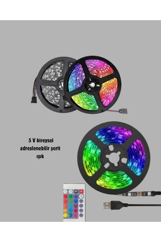 Northcity Rgb Smart Şerit Led Tv Arkası Ve Dekoratif Alanlar İçin Işık Şeridi Akıllı Led Şerit