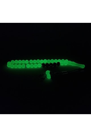 İsimli Kedi Gözü Tesbih Karanlıkta Parlayan Fosforlu Kedigözü N11.6554