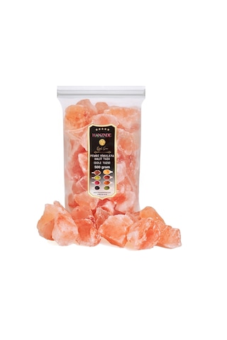 Hanzade Bitkisel Halit Tuz Sole Tuzu Pembe Şeffaf Berrak 500 G