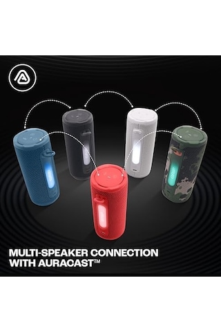 Jbl Grip Bluetooth Hoparlör, Mavi, Jbl Pro Ses, Aı Sound Boost, Ip68 Su Geçirmez Ve Toz Geçirmez, Ambiyans Aydınlatması, 14 Saate Kadar Çalma Süresi, Auracast Çoklu Hoparlör Bağlantısı, Jbl