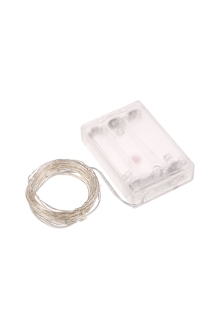 Hombey 5m 50 Led Renkli Işık Zinciri 4.5v 3w Ip65 Su Geçirmez Pilli Festivite Dekorasyonu Çok Renkli