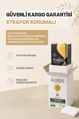 Palamidas Özel Harman Soğuk Sıkım Natürel Sızma Zeytinyağı 2026-2027 Yeni Hasat Teneke 3 L