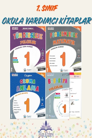 1. Sınıf Üçgen 4lü Kitap Seti
