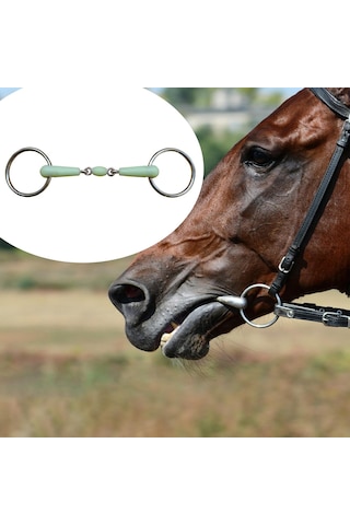 Homyl At Halkası Ucu Eğitim Aracı Kauçuk Sarılı Yeşil Yeşil