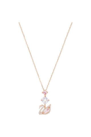 5473024 Swarovski Kolye Dazzling Swan:Necklace Y Czmo/Ros
