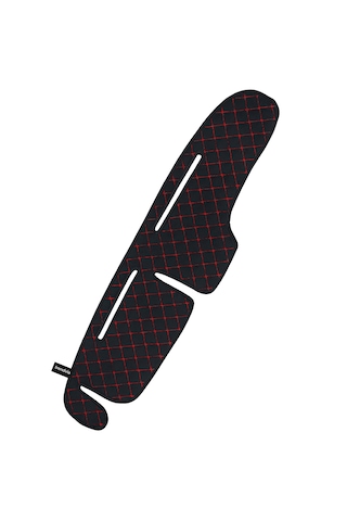 Tofaş Şahin Doğan Kartal İçin Alçak Ön Göğüs Kapitone Torpido Örtüsü Kaplama Ve Koruma Kılıfı Siyah - Kırmızı