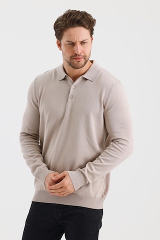 Alexander Gardi Alexandergardı Düğmeli Polo Yaka Regular Fit Kazak E24-eze-36 001