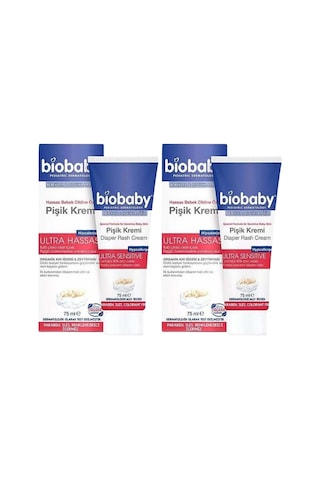 Biobaby Pişik Bakım Kremi 75ml X2 Adet
